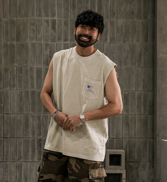 (XL-6XL)<BR>치르파노 颜料 背心