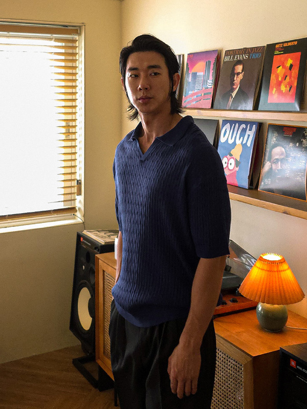 (L-5XL)<BR>마가니 开领 短袖针织品