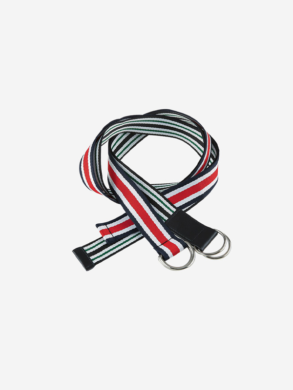 (可穿戴长达58英寸)<BR>컬러배색 棉腰带