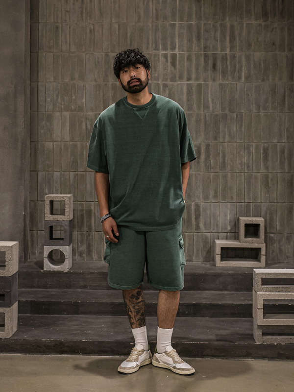 (XL-6XL)<BR>킹가로이 颜料 短袖T恤