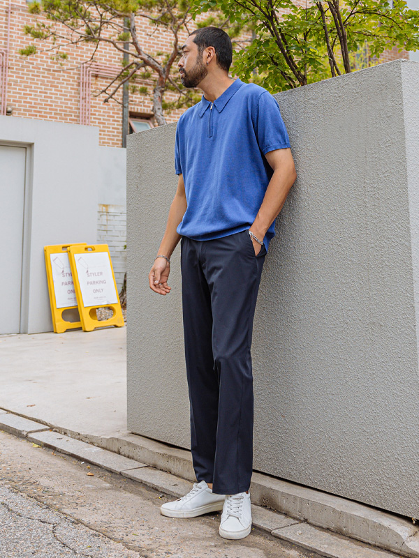 (L-5XL)<br>카사라노 领 短袖针织品