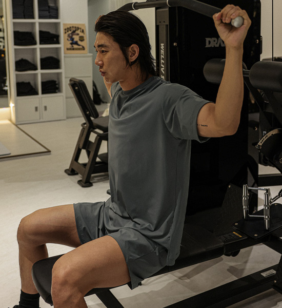 (L-6XL)<BR>알파샤 冷却系统 短袖T恤<br><font color="#072c81"><B>[ W.DNA ]</B></font><br><font color="#098a09"><B>选择长度 (基础,长款+4cm)</B></font>