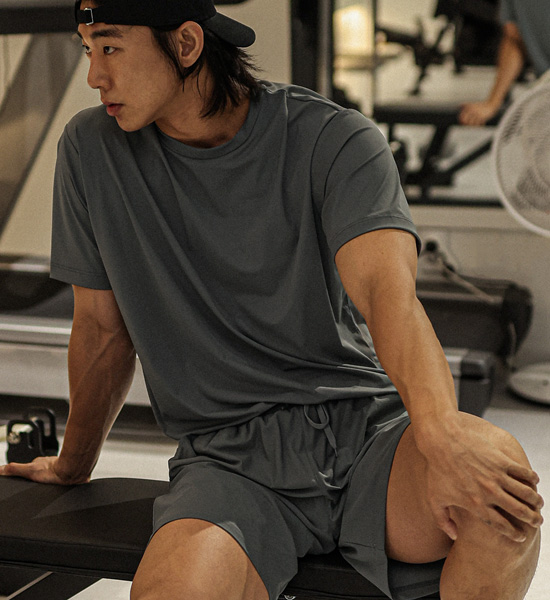 (L-6XL)<BR>알파샤 冷却系统 短袖T恤<br><font color="#072c81"><B>[ W.DNA ]</B></font><br><font color="#098a09"><B>选择长度 (基础,长款+4cm)</B></font>