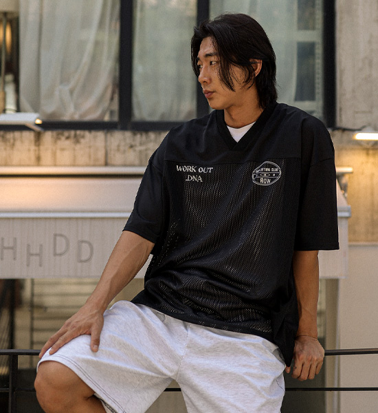 (XL-6XL)<BR>마다인 一件短袖橄榄球衫 T041 <br><font color="#072c81"><B>[ W.DNA ]</B></font>