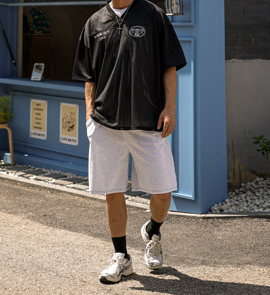 (2XL-5XL)<br>마르틴키 松紧带短裤