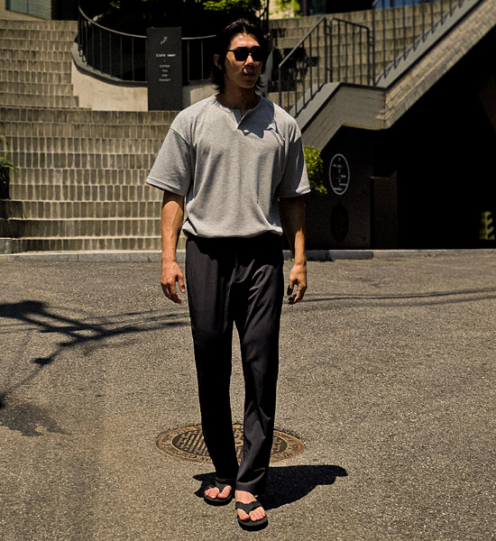 (L-4XL)<br>보니아토 亨利颈 短袖T恤