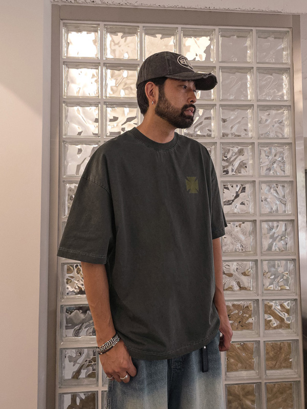 (XL-4XL)<BR>무르나우 颜料 短袖T恤