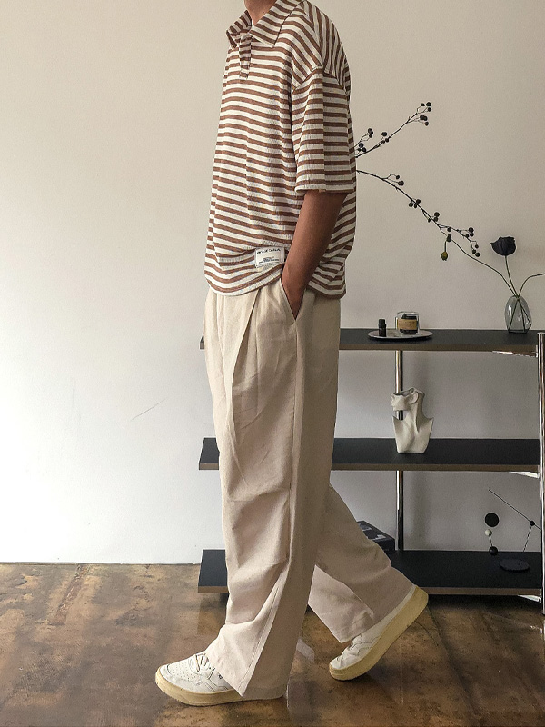 (XL-4XL)<br>보팟 半宽配合 松紧带裤