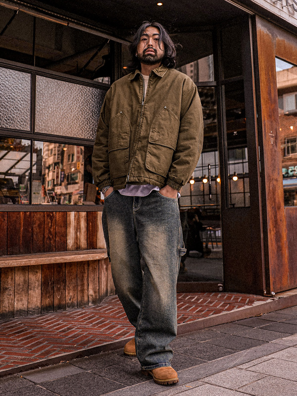 로아프 广泛适用 牛仔裤