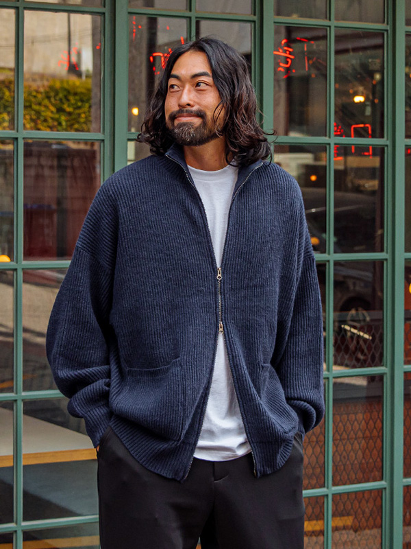 <br><font color="#fd0303">[365SALE]</font><br><font color="#2046a7">★교환/반품불가★</font><BR>얼브리 针织拉链