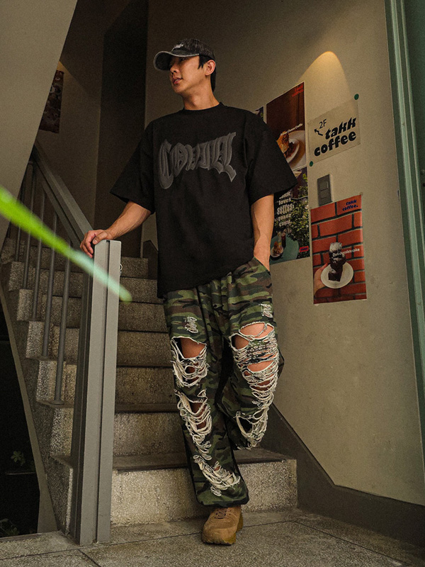 (XL-4XL)<BR>로키차니 短袖T恤