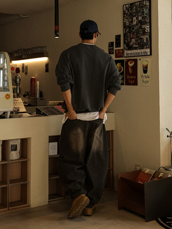 (30-46)<BR>바들렛 커브드 牛仔裤