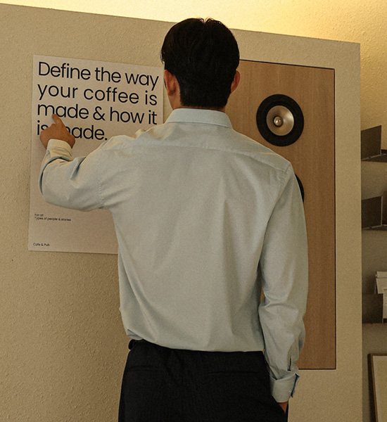 (L-4XL)<BR>그리디스 礼服衬衫