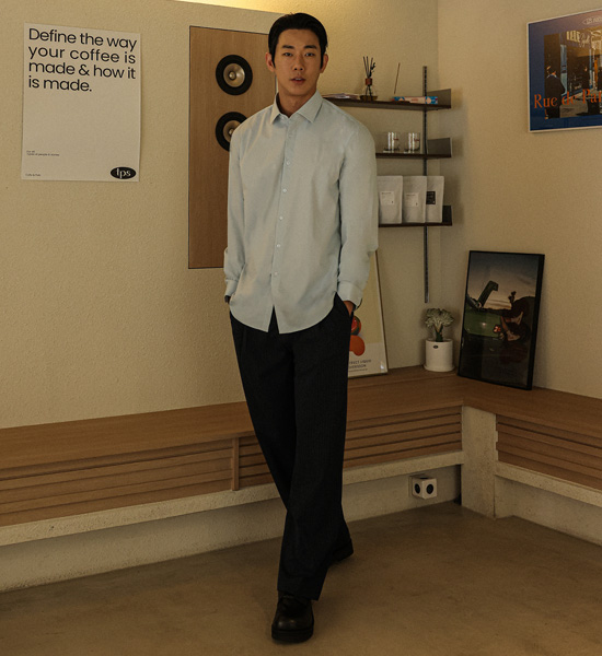 (L-4XL)<BR>그리디스 礼服衬衫