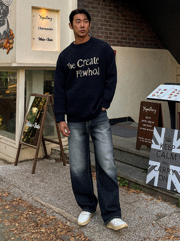 (S-3XL)<br>코야바 半宽配合 牛仔裤 411