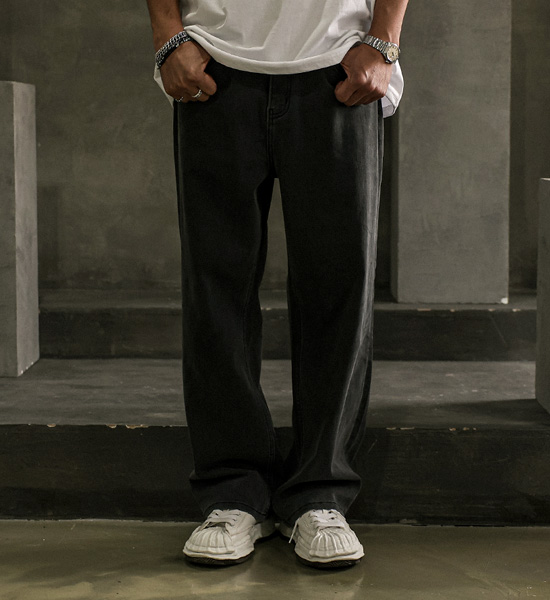 (L-6XL)<br>크리코바 워싱데님팬츠(标准配合/广泛适用)