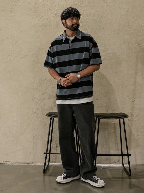 (L-6XL)<br>크리코바 워싱데님팬츠(标准配合/广泛适用)