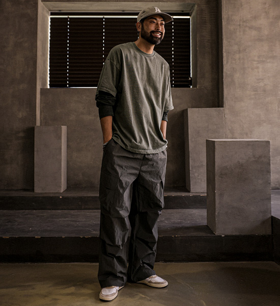 아이기나 颜料 长袖t恤