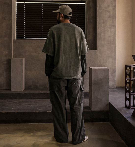 아이기나 颜料 长袖t恤