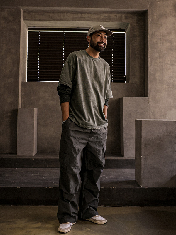 아이기나 颜料 长袖t恤