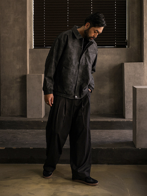 (M-5XL)<br>루트라키 레더점퍼