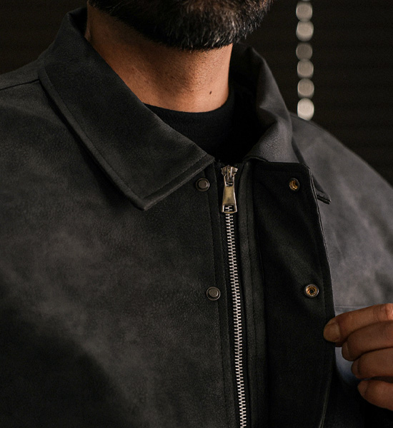 (M-5XL)<br>루트라키 레더점퍼