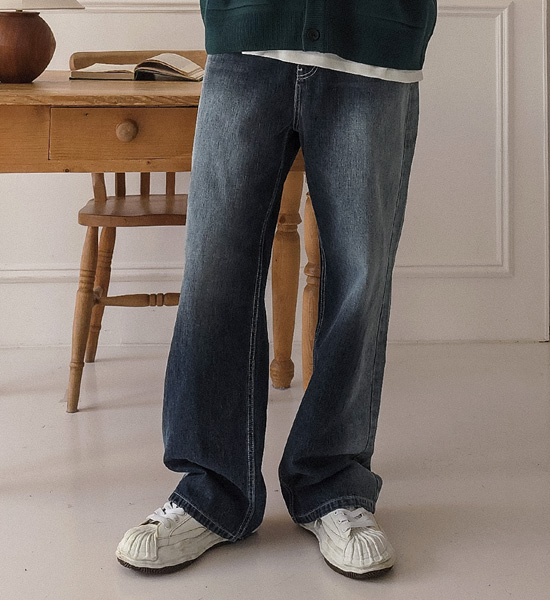 파포라스 半宽配合 牛仔裤 654