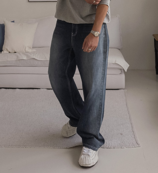 파포라스 半宽配合 牛仔裤 654