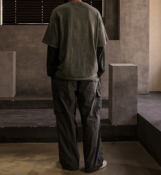 (XL-6XL)<br>마르티니 半宽配合 货物松紧带裤 3118