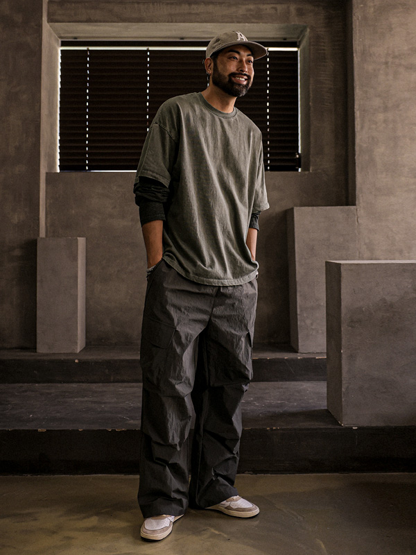 (XL-6XL)<br>마르티니 半宽配合 货物松紧带裤 3118