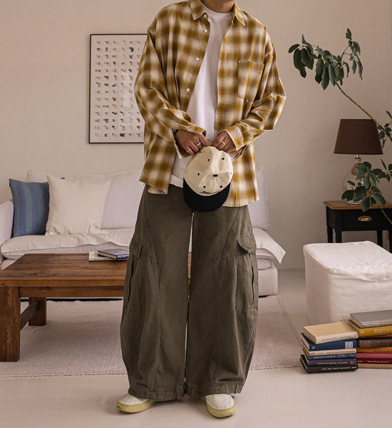 (XL-6XL)<BR>아라우 格子衬衫 2886