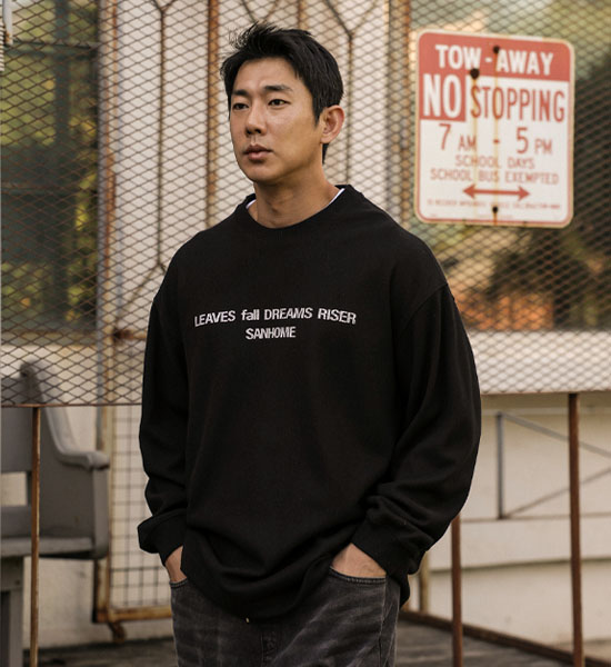 (XL-6XL)<br>칼차키 니트지 长袖t恤 3525