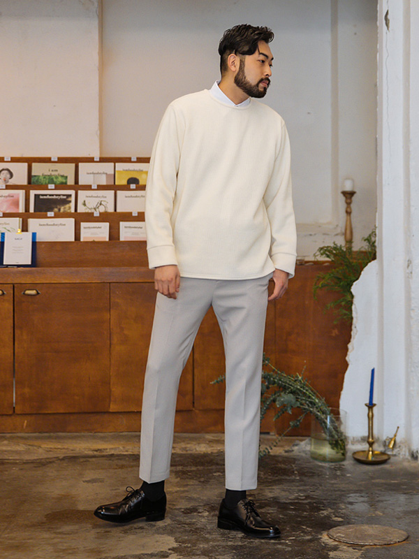 (L-6XL)<br>우단 커프스 肋纹针织品