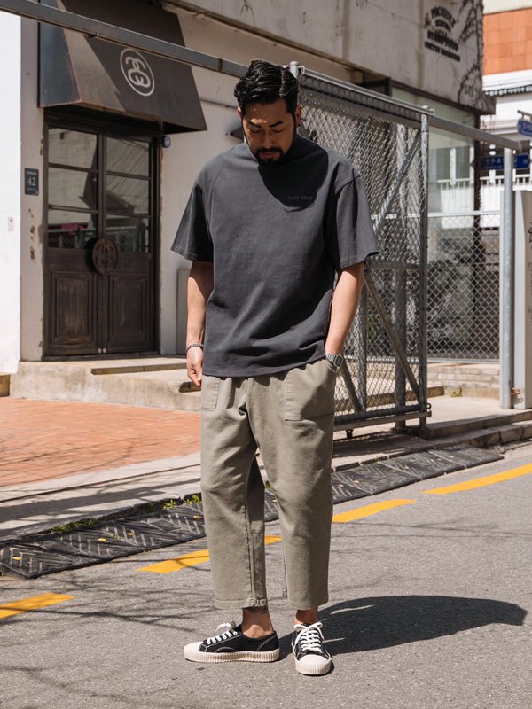 (L~5XL)<br>컬러명 刺绣 短袖T恤