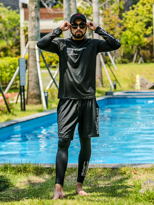 (L-4XL)<BR>포스트뉴욕 短裤