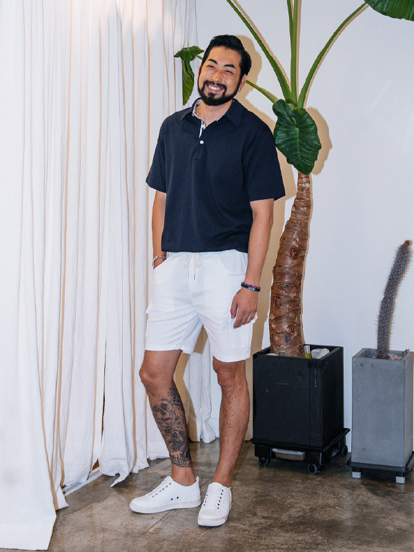 (L~5XL)<br>허배너스 短袖领衬衫