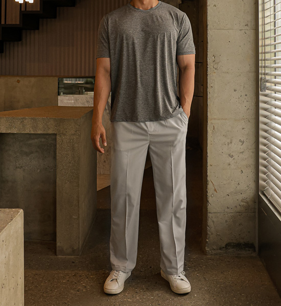 (M-6XL)<br>清凉 촉감 功能 短袖T恤<br><font color="#224f20"><B>*选择长度 (基础,长款+6cm)</B></font>