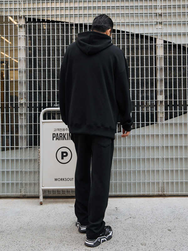 (L-5XL)<BR>할랜드 带帽针织衫+샌더스 松紧带裤