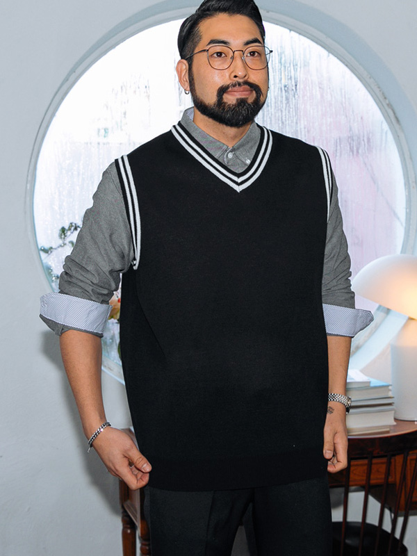 (L-6XL)<BR>오일러 针织马甲