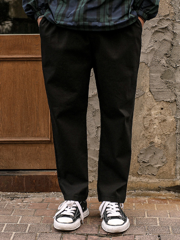 (M~5XL)<BR>레밍턴 松紧带裤501<br><font color="#098a09"><B>选择长度 (基础,长款+10cm)</B></font>