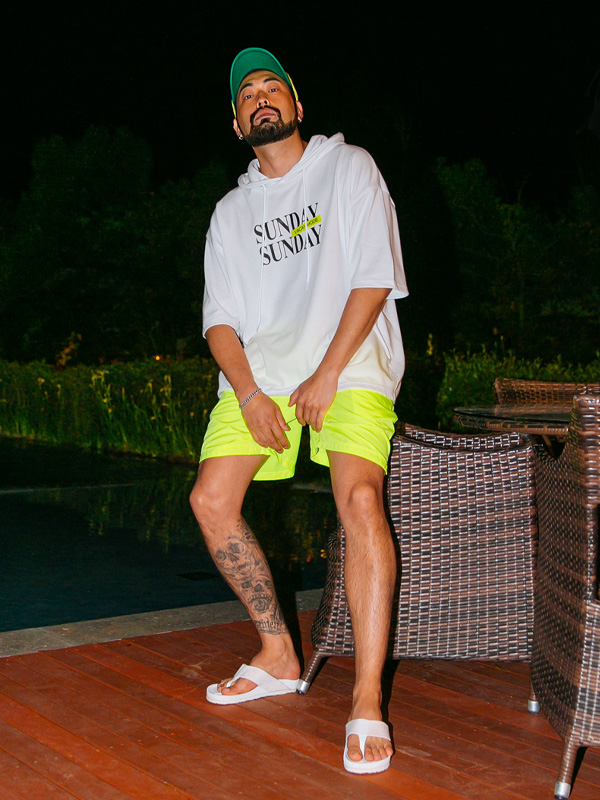 (M-6XL)<BR>웨버 松紧带短裤