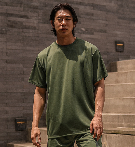 (M-6XL)<br>폼페이 网眼短袖连体衣<br><font color="#072c81"><B>[ W.DNA ]</B></font>