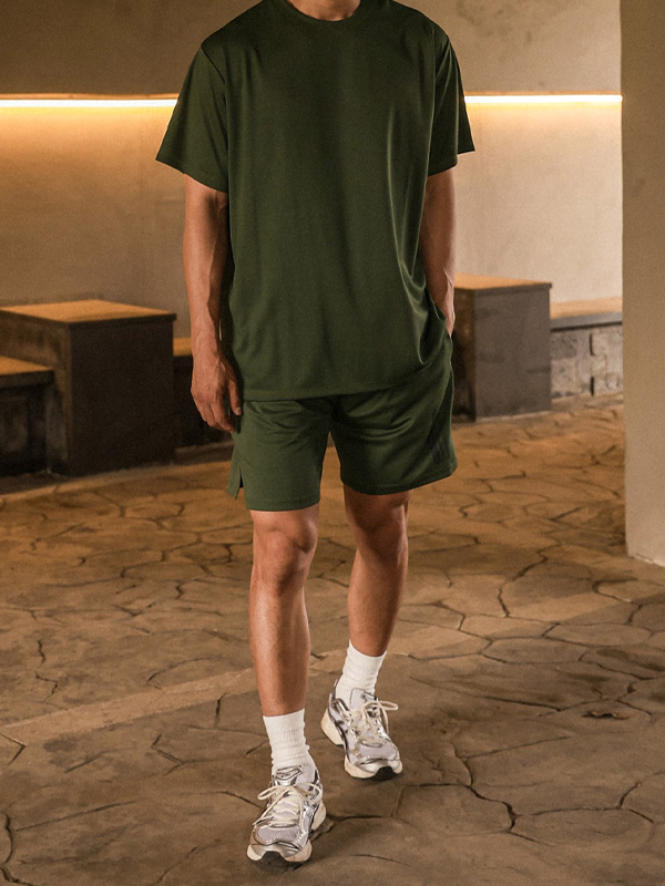 (M-6XL)<br>폼페이 网眼短袖连体衣<br><font color="#072c81"><B>[ W.DNA ]</B></font>