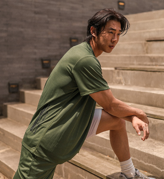 (M-6XL)<br>폼페이 网眼短袖连体衣<br><font color="#072c81"><B>[ W.DNA ]</B></font>