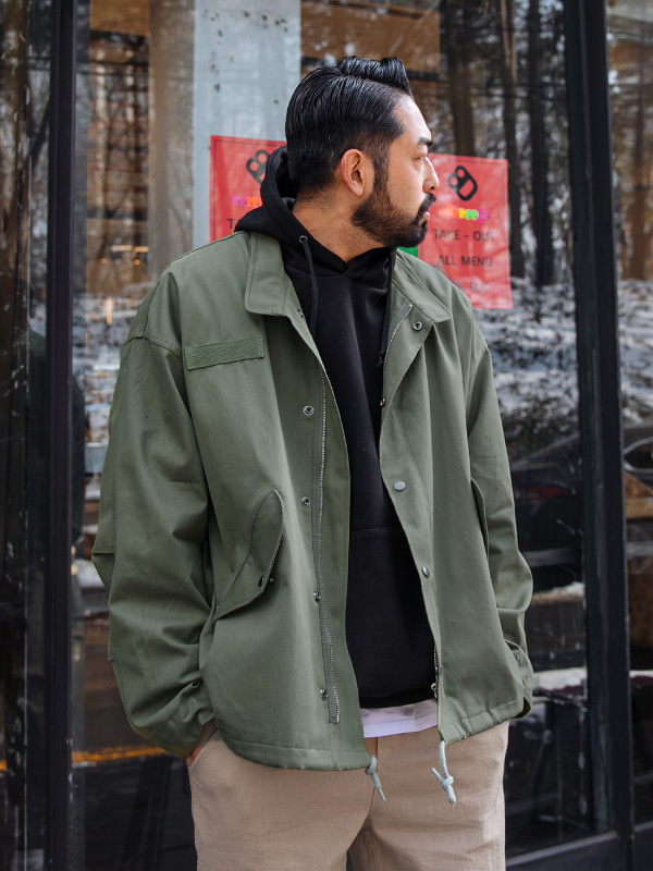 (XL~6XL)<BR>틴더 短款野战夹克