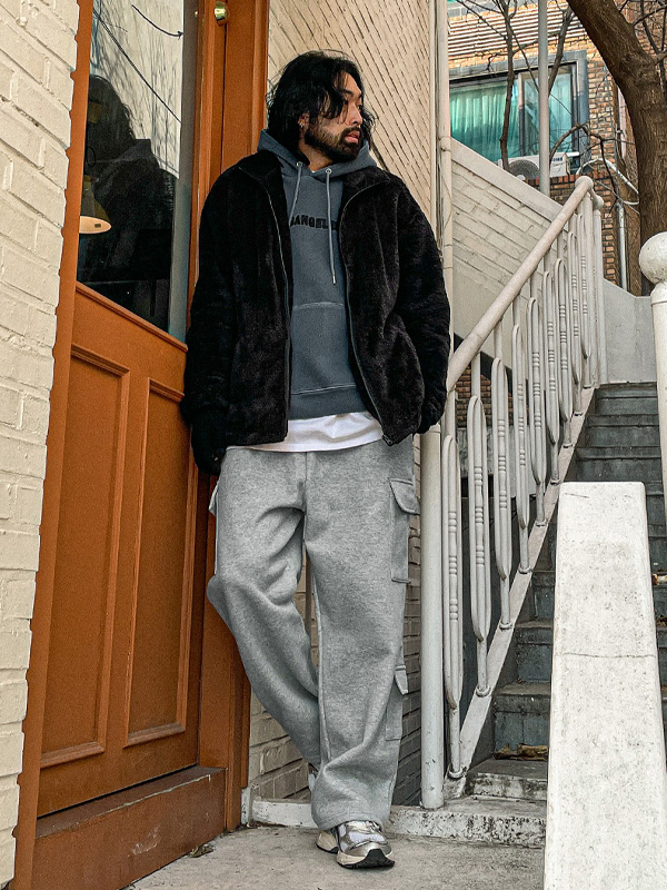 (XL-5XL)<BR>카길 拉链卫衣 2160