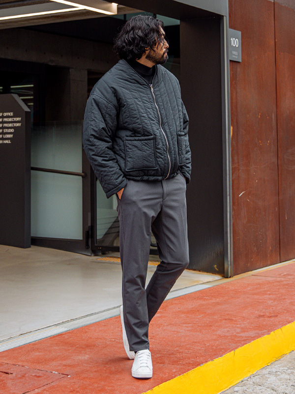 (M~6XL)<BR>로카시아 侧边带 宽松长裤