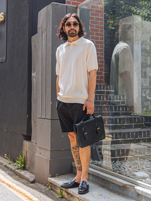 (L-5XL)<br>티오가 短袖领针织品