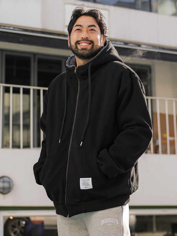 (XL-5XL)<BR>도깨비 带帽拉链