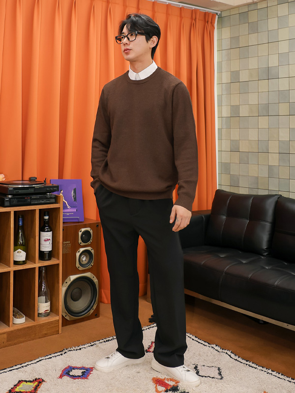 (L-5XL)<br>데이브 叠层衬衫 华夫针织品<BR><B><FONT COLOR="#ff4800">[额外折扣]</FONT></B>